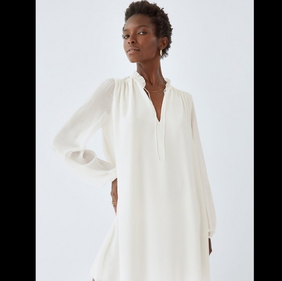 ARITZIA | Wilfred Midi Dress. Cream color. Sz S. - Picture 1 of 15